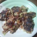 ハマーン・カーン's cooksnap of when they made フライパンで簡単もんじゃ.