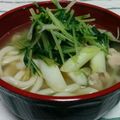 miyaken0's cooksnap of when they made ◆我が家の 鶏塩うどん◆.