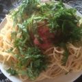 りるみな's cooksnap of when they made 本格的？!明太子パスタ.