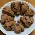蜜柑と月's cooksnap of when they made チョコだらけの簡単チョコチップスコーン★.