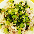 hamupuchi's cooksnap of when they made 大根葉と鮭フレークで簡単混ぜご飯！.