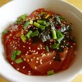 白猫同盟's cooksnap of when they made マグロの漬け丼.