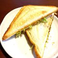 emityu's cooksnap of when they made ＊鶏の唐揚げdeスイチリマヨトースト＊.
