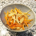 snoopyio's cooksnap of when they made かぶの皮できんぴら.