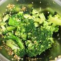 にゃんめぐさん's cooksnap of when they made 簡単　ブロッコリーのナムル　おつまみにも.