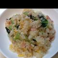 りょうやす's cooksnap of when they made チンゲン菜たっぷり炒飯！香味ペーストで！.