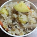 tmae94's cooksnap of when they made 冷え症対策!さつまいもと鶏の炊き込みご飯.