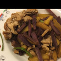 りらずきん's cooksnap of when they made さつまいもと豚ばらの香り炒め.
