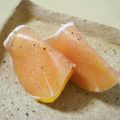 みれくる's cooksnap of when they made 秋のワインのお供に♪生ハム柿.