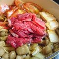 あきるの's cooksnap of when they made トマトすき焼き　〆のパスタも美味しい.