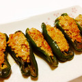 bonbonnier's cooksnap of when they made 簡単★ピーマンの肉詰め(照り焼き).