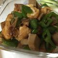 makosaka's cooksnap of when they made ピーマンとちくわと油揚げの甘辛炒め.