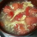 しおしお★'s cooksnap of when they made ふんわ～りかき玉＆トマトのスープ.