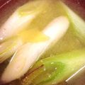RINAmatin's cooksnap of when they made 我が家の味噌汁♡さつまいもと長葱.