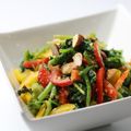 Hoink's cooksnap of when they made ほうれん草とパプリカのアーモンド和え.