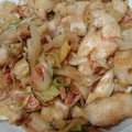 maki_08's cooksnap of when they made 卵白でしっとり柔らか鶏むね肉と長葱塩炒め.