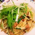 donc's cooksnap of when they made 焼豚と水菜のパスタ.