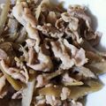 naomama1's cooksnap of when they made 豚肉とごぼうの甘辛炒め.