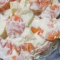 おたえマン's cooksnap of when they made 柿と梨のピーナッツマヨーグルトサラダ.