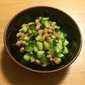 ○mimimi○'s cooksnap of when they made 納豆きゅうり.