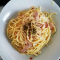 mii♡88's cooksnap of when they made サワークリームを使ったカルボナーラ.