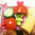 acyuka0101's cooksnap of when they made お弁当に☆枝豆あおむしくん.