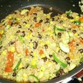 zuzu23's cooksnap of when they made キノアでベジメキシカン.