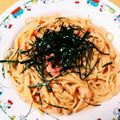sayakovsky's cooksnap of when they made 簡単！激ウマ！クリーミー「明太子パスタ」.