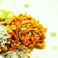 hotmailer's cooksnap of when they made にんじん(薄味のシリシリ)と卵の炒りつけ.