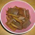 M Emily's cooksnap of when they made 大根＆こんにゃく＆ピリ辛ごぼうの炒め煮.