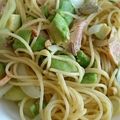 fukudoru's cooksnap of when they made ■鮭とアボカドのペペロンチーノ■.