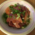 もうらん's cooksnap of when they made ハマチの刺身の胡麻ラー油和え.
