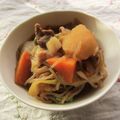 ✼mimosa✼'s cooksnap of when they made 新じゃがいもと新たまねぎの韓国風肉じゃが.