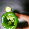 なんなつ。's cooksnap of when they made ピーマンの種を簡単キレーに取る裏技♡.