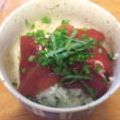 チエぞー's cooksnap of when they made 超簡単☆最後まで飽きないマグロの漬け丼♡.