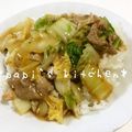 papikun's cooksnap of when they made 白菜と豚肉が残ったら！旨うま八宝菜♪.
