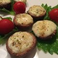 桃の香's cooksnap of when they made 簡単10分♪しいたけのダブルチーズ焼き.
