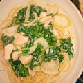 カミリサF's cooksnap of when they made 鮭とほうれん草の和風クリームパスタ.