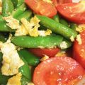 りんりんフラッフィ's cooksnap of when they made スナップエンドウのトママヨ炒り卵炒め.