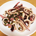labca's cooksnap of when they made ◇イカのネギ塩炒め◇.