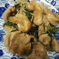 sashihi's cooksnap of when they made 鶏肉と水菜とあげさんの甘辛あん★.