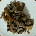 マオリンババ's cooksnap of when they made ゴボウの牛肉焦がし煮.