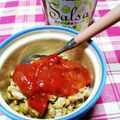 shikkachan's cooksnap of when they made サラダ感覚で♪サルサ納豆.