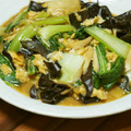 Coo1215's cooksnap of when they made 青梗菜とキクラゲの中華炒め.