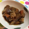 mibumi's cooksnap of when they made 大根と鶏モモ肉の煮物.