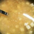 ＹＯＵ太's cooksnap of when they made 離乳食後期　豆腐ともやしのお味噌汁.