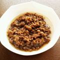 ベビーるぅ's cooksnap of when they made 簡単そぼろ！激ウマすき焼き味(^^).