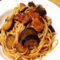 ゆーＱ's cooksnap of when they made ＊超簡単！トマトとナスの本格パスタ＊.