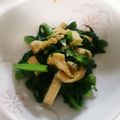 なかむっちょ's cooksnap of when they made 菜花（おいしい菜）のおひたし.