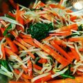 nakama1972's cooksnap of when they made シャキシャキ☆春菊もやしの和え物.